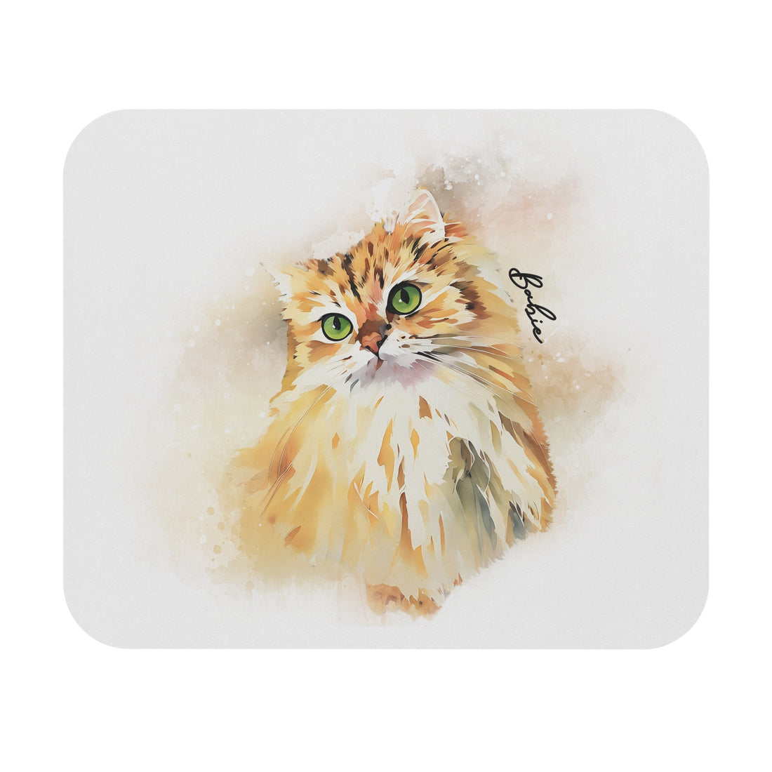 Personalized Pet Picture Photo to Art Rectangle Mouse Pad Watercolor Style Pet Birthday or Memorial Gift