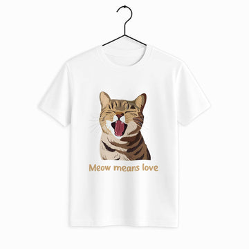 Customized Pet Lover Turn Portrait Photo to Illustration Art, Pet Birthday Gift Unisex Crewneck T-shirt S-5XL