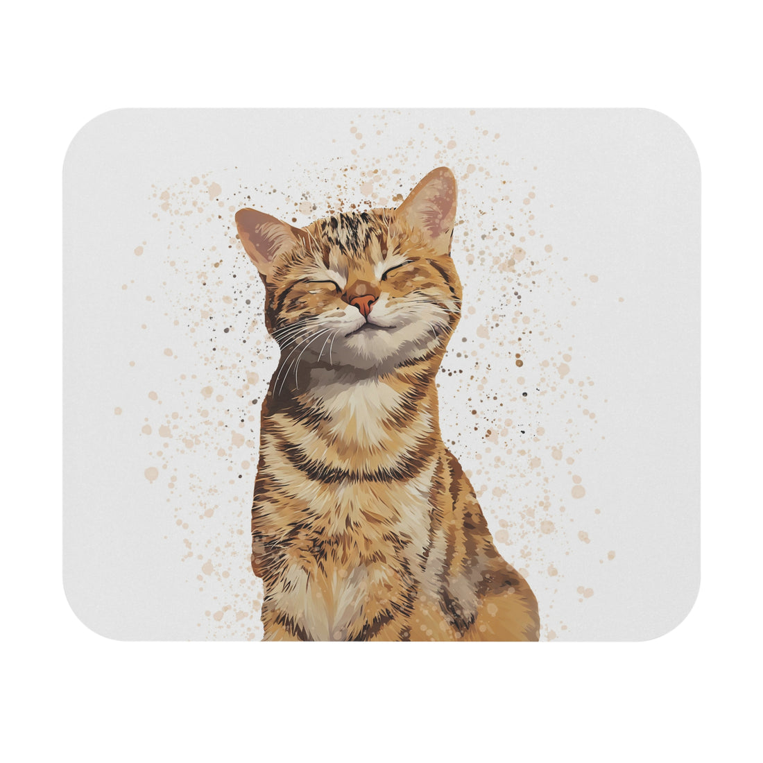 Custom Turn Photo into Personality Art Pet Portrait Rectangle Mouse Pad Illustration Style Desk Accessory for Pet Lovers