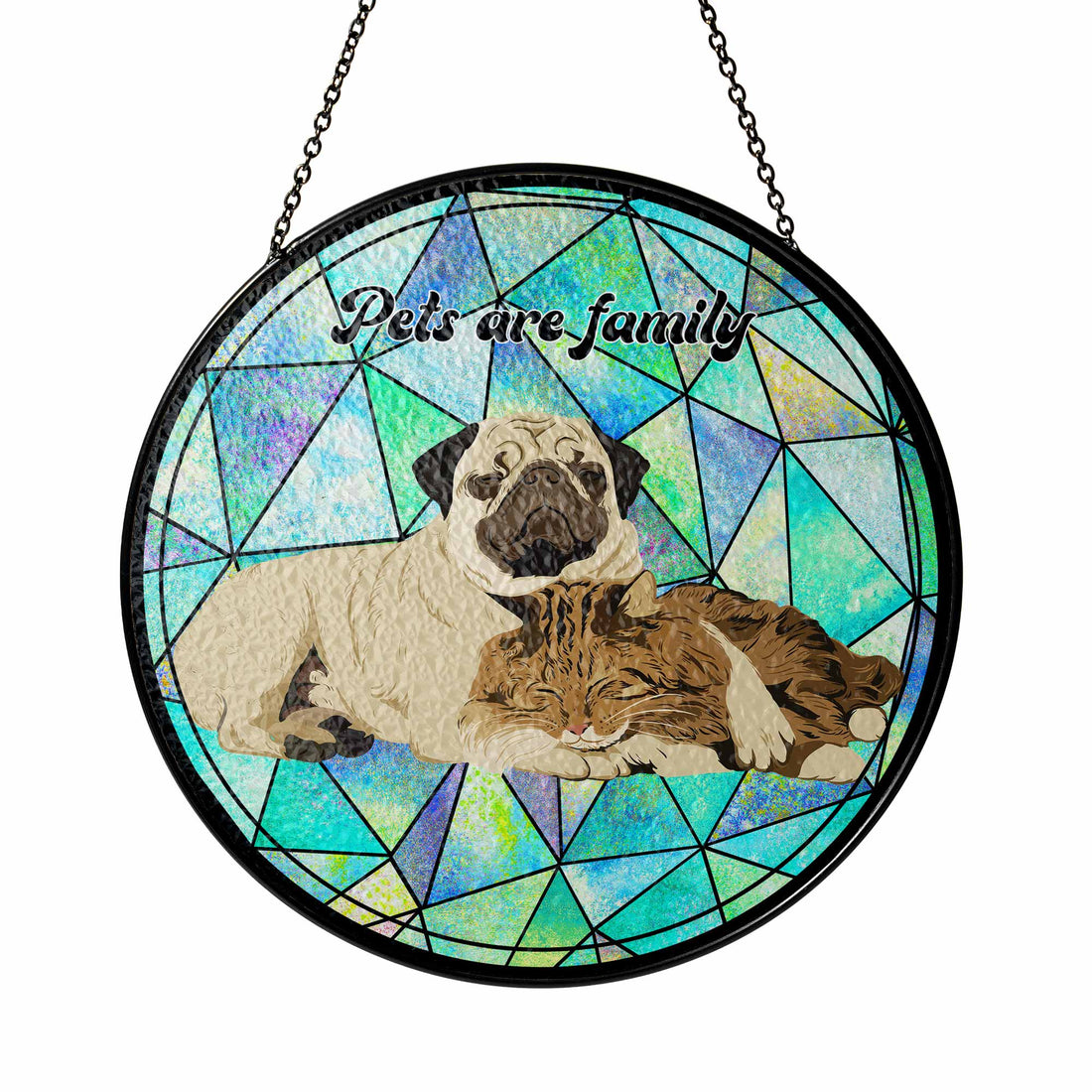 Custom Pet Drawing From Photo, Turn Art Pet Memory Into Glass Suncatcher, Animal Lover Gift-BeUnikArt