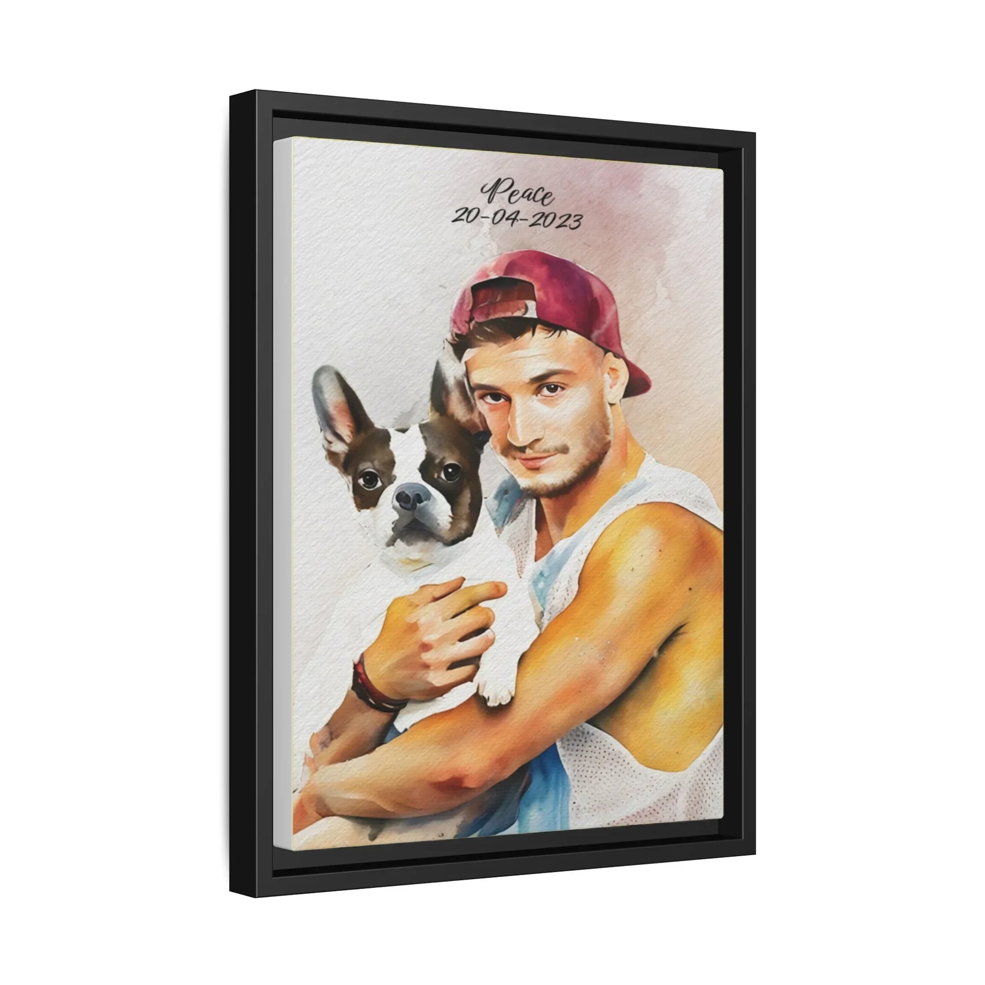 Personalized Your Pet Picture, Turn Photo to Water Color Style Art Potrait, Thoughtful Canvas Gift-BeUnikArt