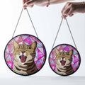 Custom Pet Drawing From Photo, Turn Art Pet Memory Into Glass Suncatcher, Animal Lover Gift-BeUnikArt