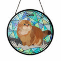 Custom Pet Portrait To Illustration Art, Turn Art Gift For Pet Lover, Custom Glass Suncatcher, Window Hanging Decoration-BeUnikArt