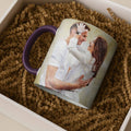 Customized Wedding Photo Oil Painting Style Art Mug, Romantic Gift, Accent Coffee Mug (11, 15oz) - BeUnikArt