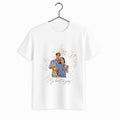 Custom Your Sweet Moment Into Illustration Art, Romantic Couple Unisex Crewneck T-shirt S-5XL