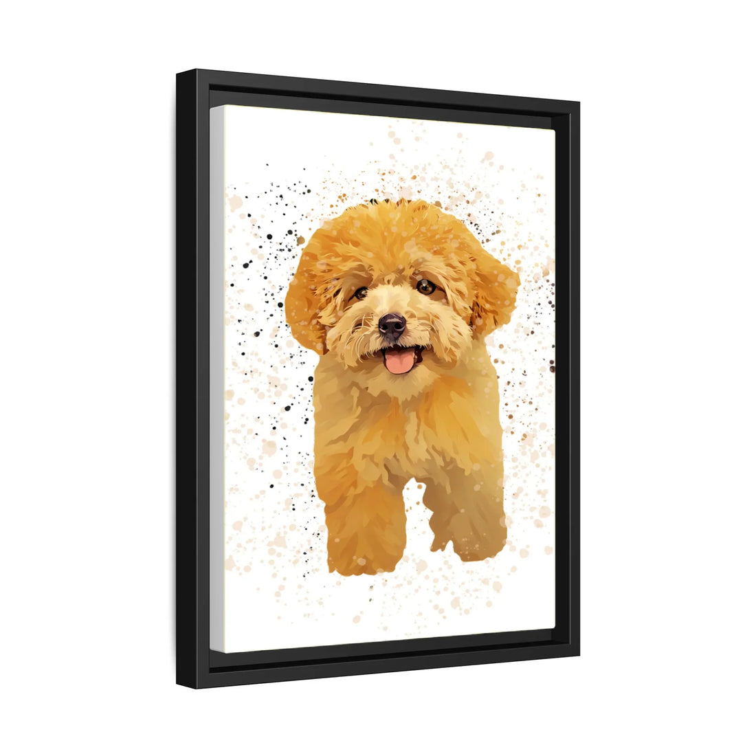 Custom Turn Photo to Art Illustration Style Canvas, Show Off Your Pet’s Personality, Fun Custom Canvas-BeUnikArt