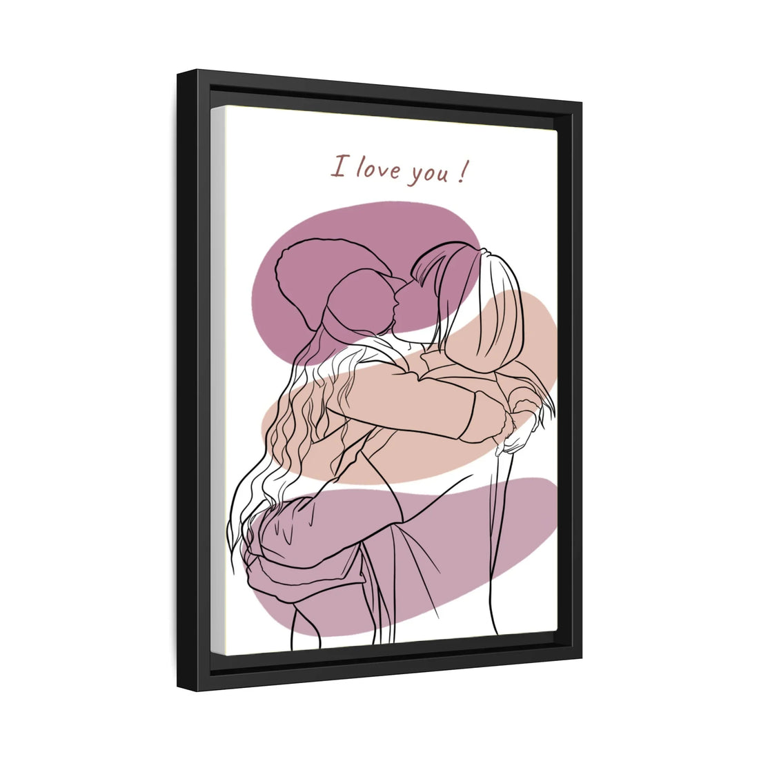 Personalized Turn Art Photo to Line Art, Couple Anniversary, Family Perfect Gift Canvas-BeUnikArt