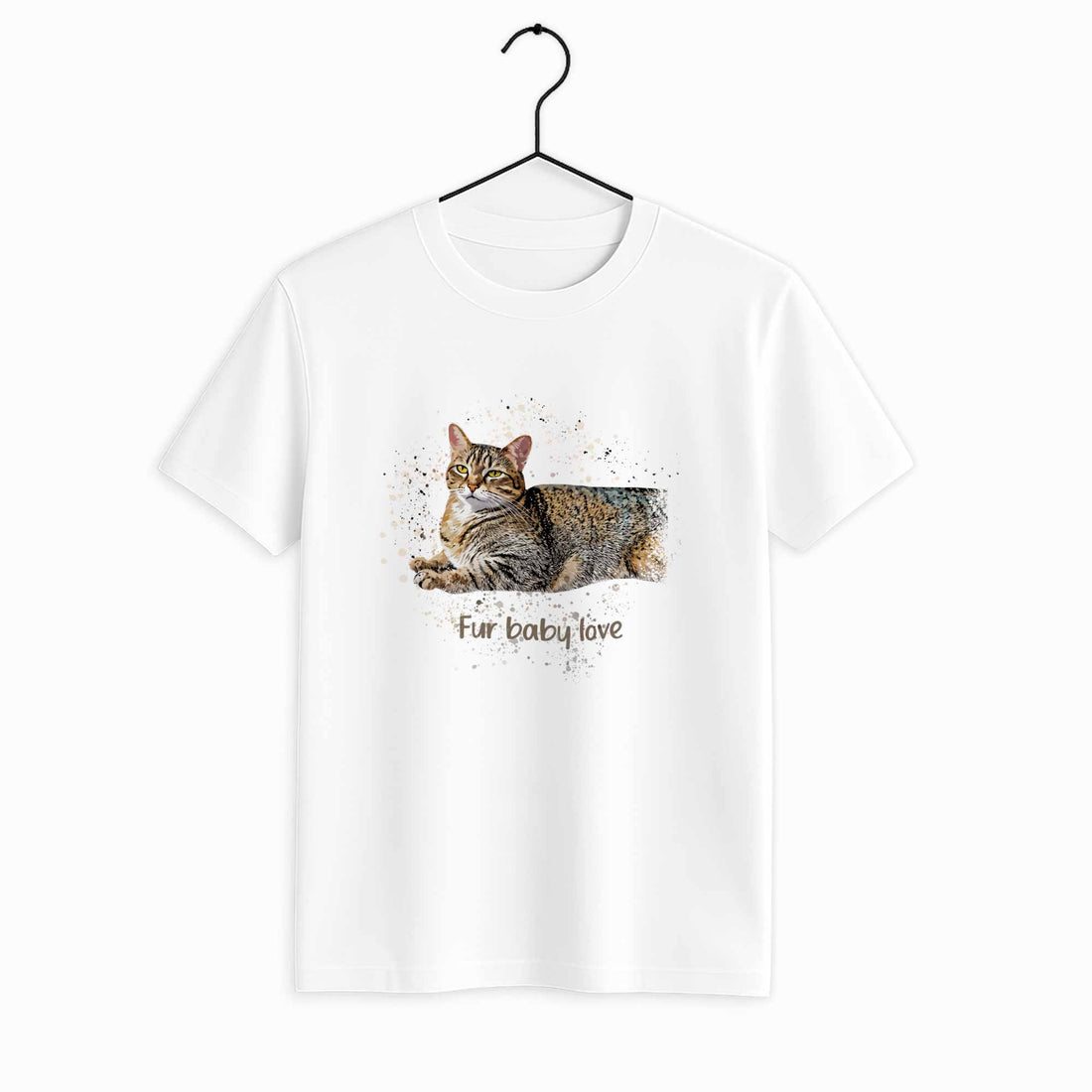 Custom Portrait For Dog Or Cat Owners, Pet Illustration Style Art, Turn Photo into Art Unisex Crewneck T-shirt S-5XL