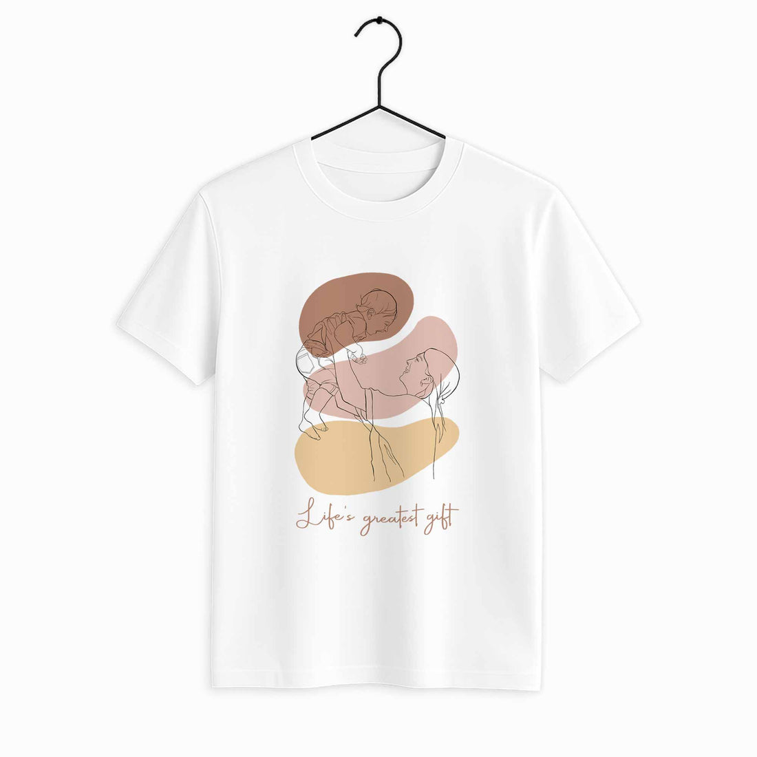 Personalized Turn Art Photo to Line Art, Couple Anniversary, Family Perfect Gift Unisex Crewneck T-shirt S-5XL
