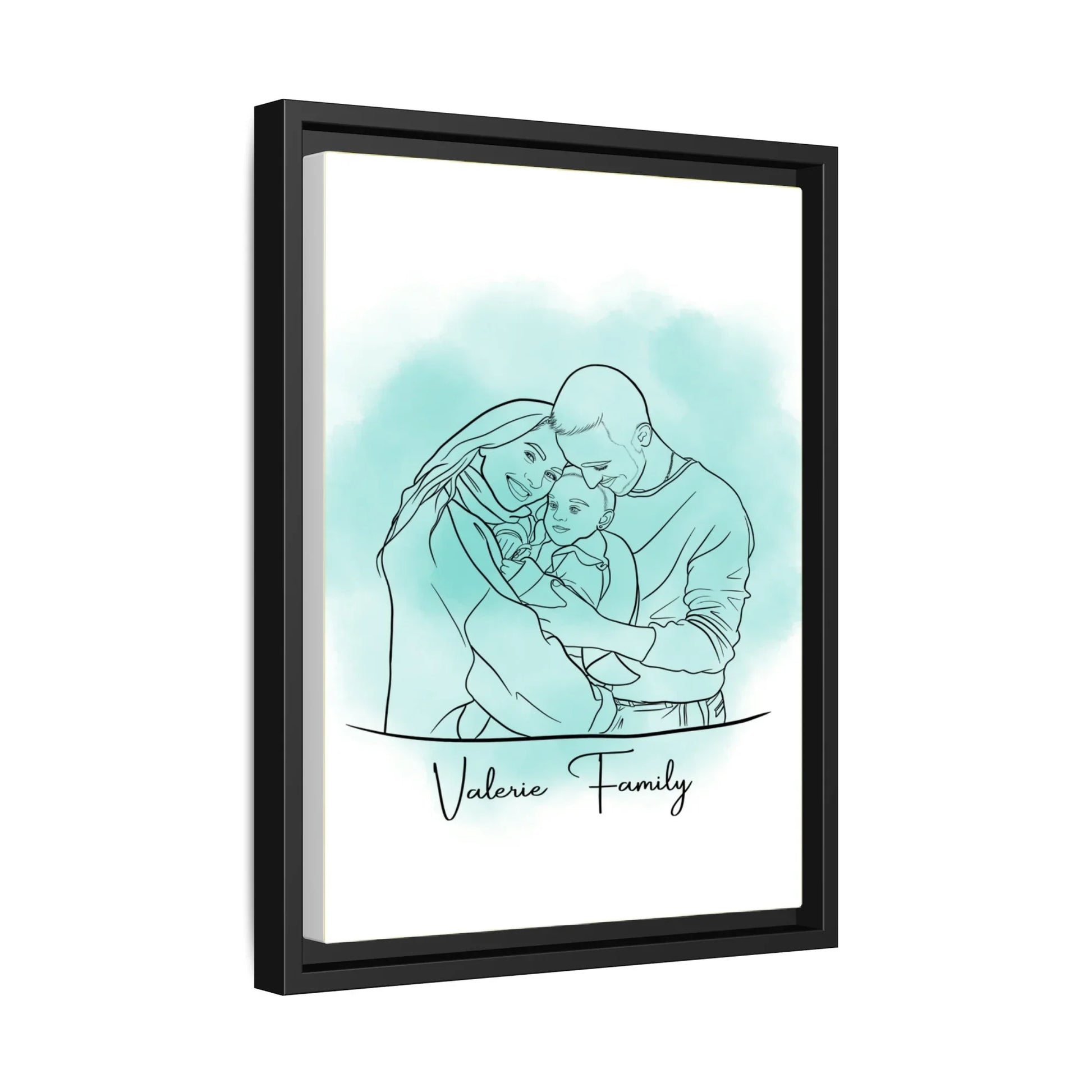 Personalized Photo to Line Art Illustration Anniversary, Family, Father, Mothers Day Digital File-BeUnikArt