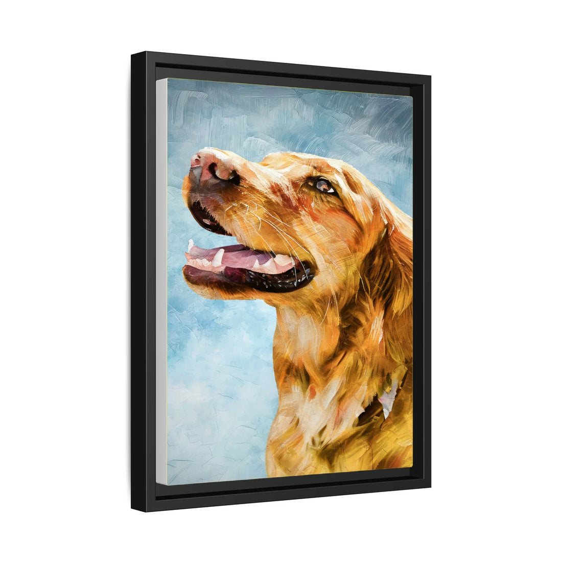 Celebrate Your Furry Friend, Turn Photo into Oil Painting Style Canvas, Unique Pet Lover Wall Decor Canvas-BeUnikArt