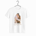Custom Couple Portrait, Turn Photo to Unique Watercolor Style Art, Perfect Gift Unisex Crewneck T-shirt S-5XL