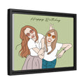 Personalized Friendship Doodle Art from Photo, Best Friends Gift, Friend Anniversary, Birthday Present Canvas-BeUnikArt