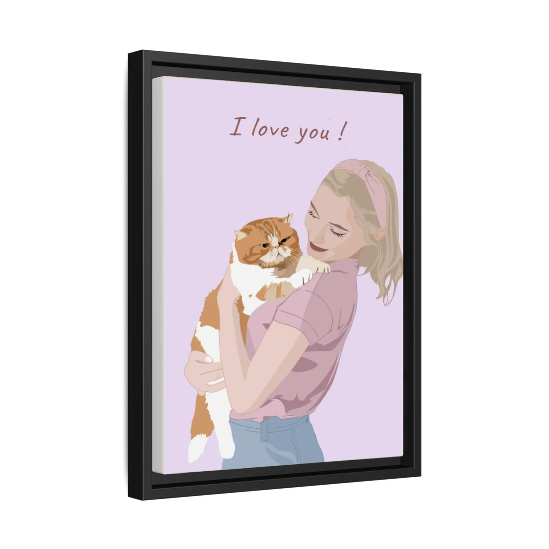 Personalized Cat Mom Turn Photo To Art Gift Idea, Keepsake For Pet Lover, Dog Memorial, Pet Loss Canvas-BeUnikArt