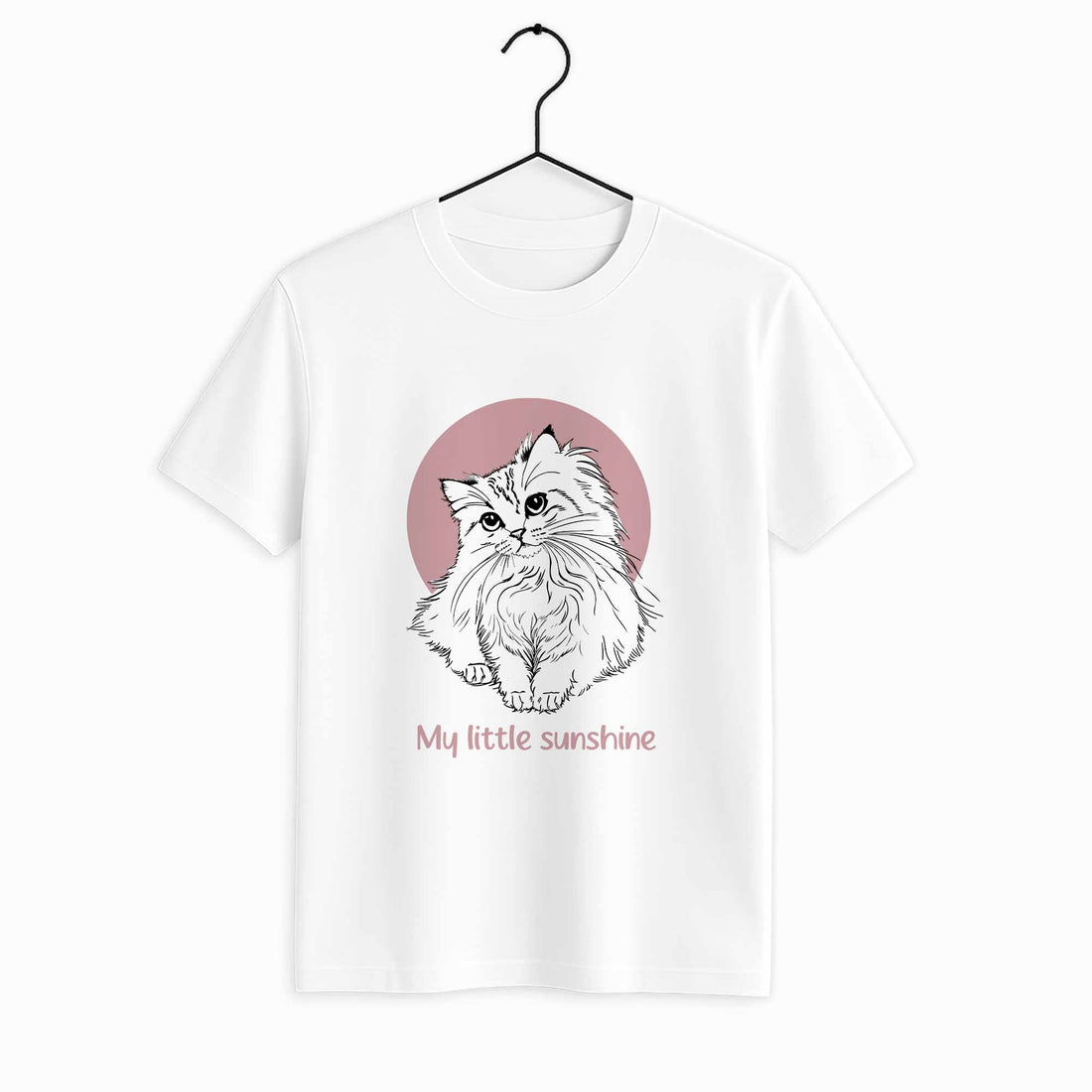 Custom Turn Your Pet Photo into Line Art, Personalized Pet Unisex Crewneck T-shirt S-5XL