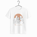 Custom Minimalist Line Art from Your Photo, Anniversary Family Gift Unisex Crewneck T-shirt S-5XL