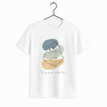 Custom Pet Portrait Minimalist Line Drawing for Pet Lovers, Turn Art Photo Gift Unisex Crewneck T-shirt S-5XL