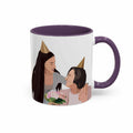 Customized Portrait Photo to Illustration Art Gift, Memorial Mother's Day Accent Coffee Mug (11, 15oz)-BeUnikArt