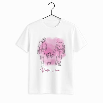 Personalized Line Art from Photo, Couple Anniversary Family Gift Unisex Crewneck T-shirt S-5XL