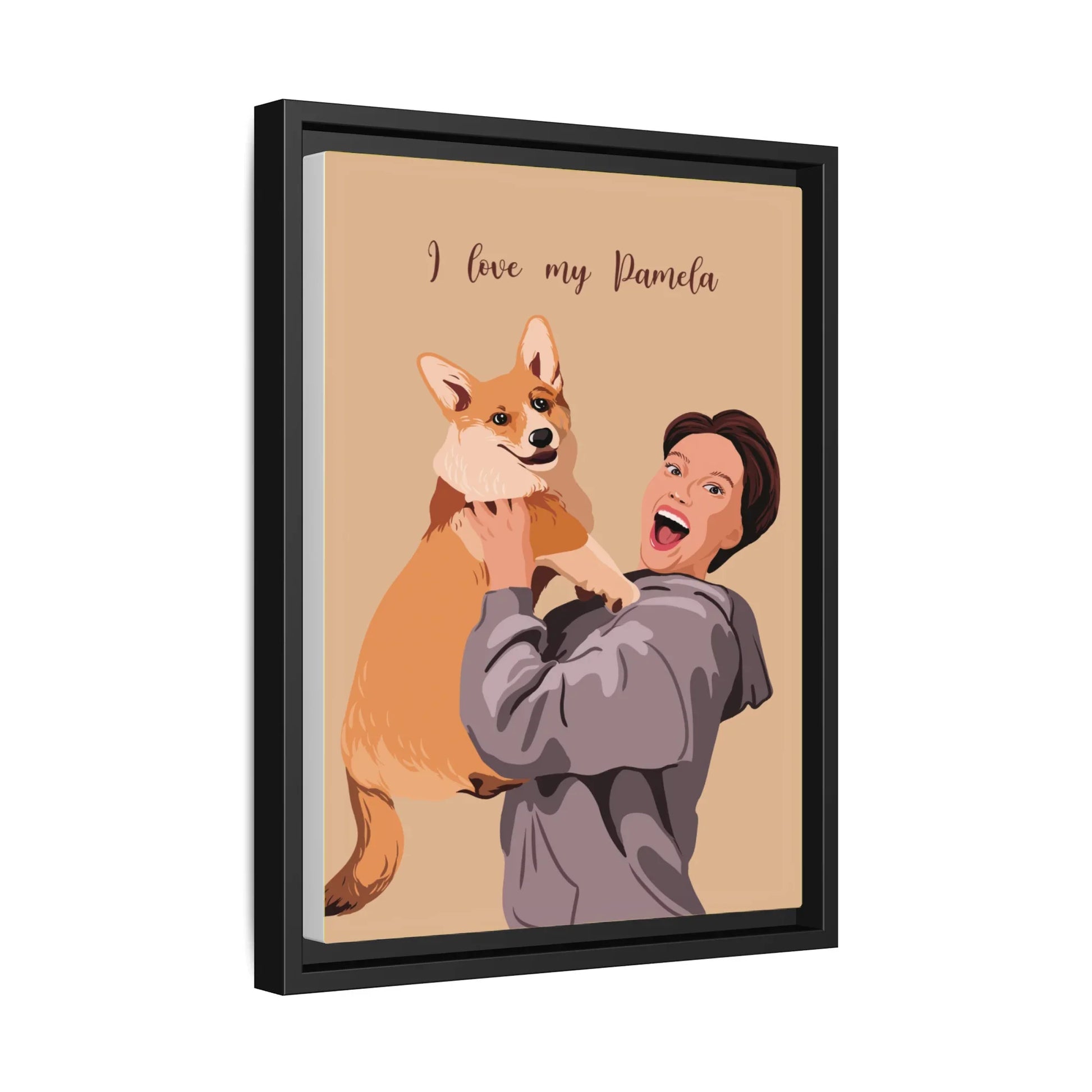 Turn Photo To Art Canvas For Pet Lovers, Personalized Cat Memorial Gift, Dog Loss Keepsake, Dog Mom Cat Dad Decorative Canvas-BeUnikArt