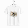 Personalized Your Pet Picture, Turn Photo to Watercolor Style Art Portrait, Thoughtful Gift Unisex Crewneck T-shirt S-5XL