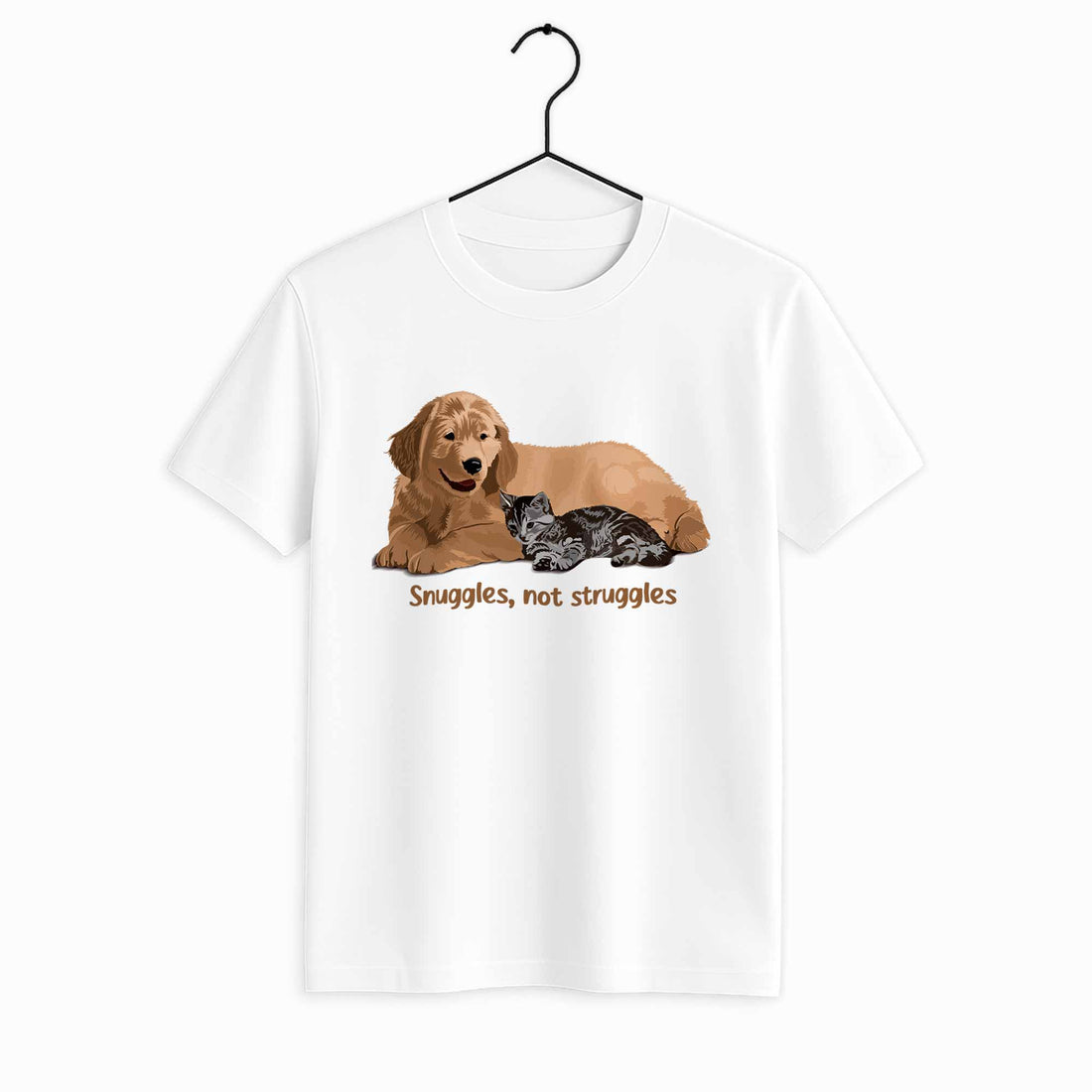 Personalized Cat Mom Turn Photo To Art Gift Idea, Keepsake For Pet Lover, Dog Memorial, Pet Loss Unisex Crewneck T-shirt S-5XL
