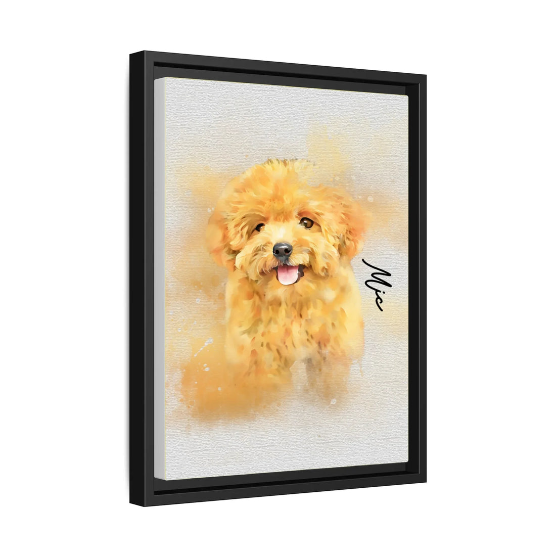 Custom Art Express Your Love for Pets, Turn Photo to Water Color Art, Unique Piece for Pet Canvas-BeUnikArt