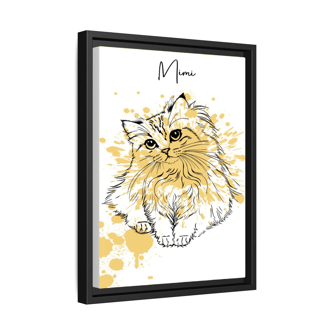 Custom Turn Your Pet Photo into Line Art Personalized Pet Canvas-BeUnikArt