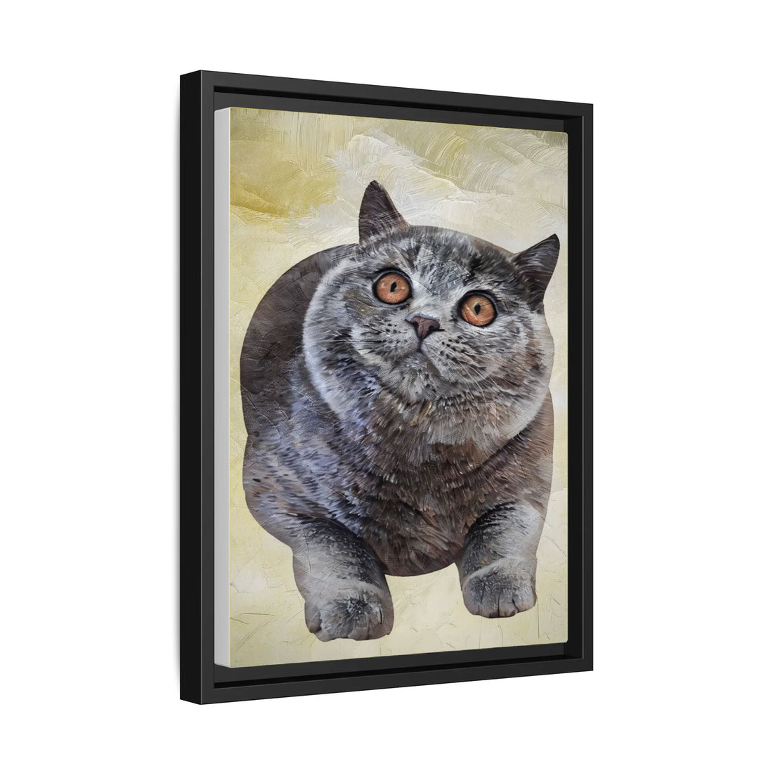 Transform Your Pet Photo to Art, Customized Oil Painting Style Canvas in Minimal Style, Perfect for Home or Office Canvas Decor-BeUnikArt