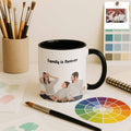 Personalized Family Portrait from Photo, Custom Illustrated Art on Mug, Anniversary Accent Coffee Mug (11, 15oz)-BeUnikArt