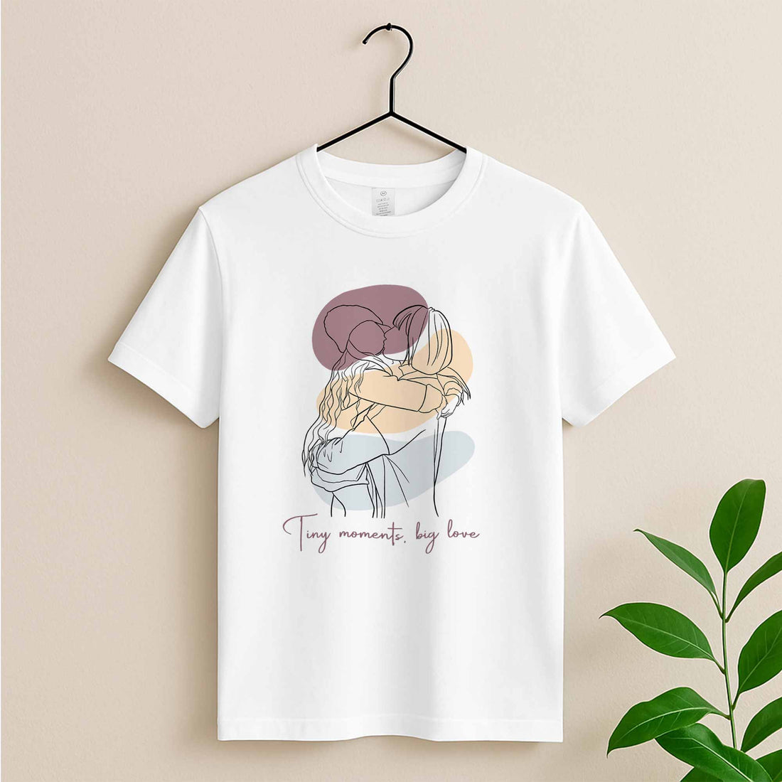 Personalized Turn Art Photo to Line Art, Couple Anniversary, Family Perfect Gift Unisex Crewneck T-shirt S-5XL