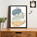 Custom Pet Portrait Minimalist Line Drawing for Pet Lovers, Turn Art Photo Gift Canvas-BeUnikArt
