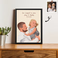 Customized Portrait to Art, Custom Gift Turn Art Picture For Dad, Memorial Fathers Day Digital File-BeUnikArt