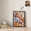 Turn Your Pet Adventures to Art, Custom Dog Cat Water Color Style Canvas for Fun Loving Homes, Pet Lover Canvas-BeUnikArt