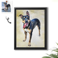 Transform Your Pet Photo to Art, Customized Oil Painting Style Canvas in Minimal Style, Perfect for Home or Office Canvas Decor-BeUnikArt