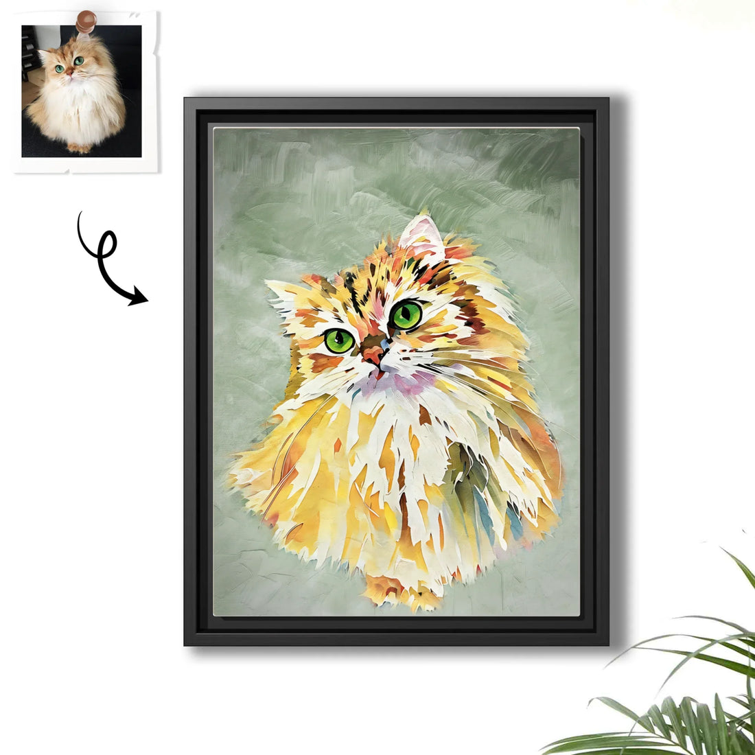 Personalize Your Pet’s Portrait, Turn Photo to Art Oil Painting Style Canvas, Custom Gift for Dog and Cat Lovers-BeUnikArt