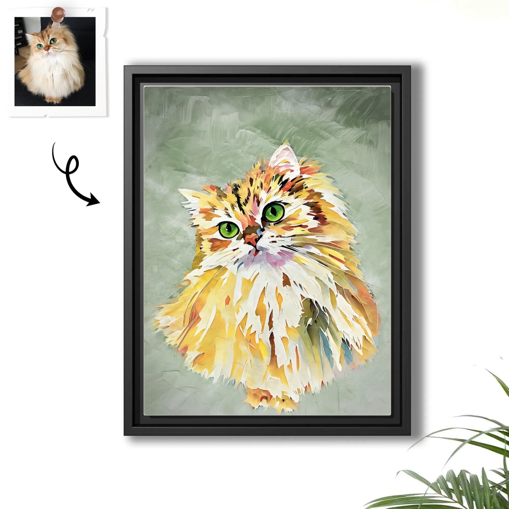 Personalize Your Pet’s Portrait, Turn Photo to Art Oil Painting Style Canvas, Custom Gift for Dog and Cat Lovers-BeUnikArt