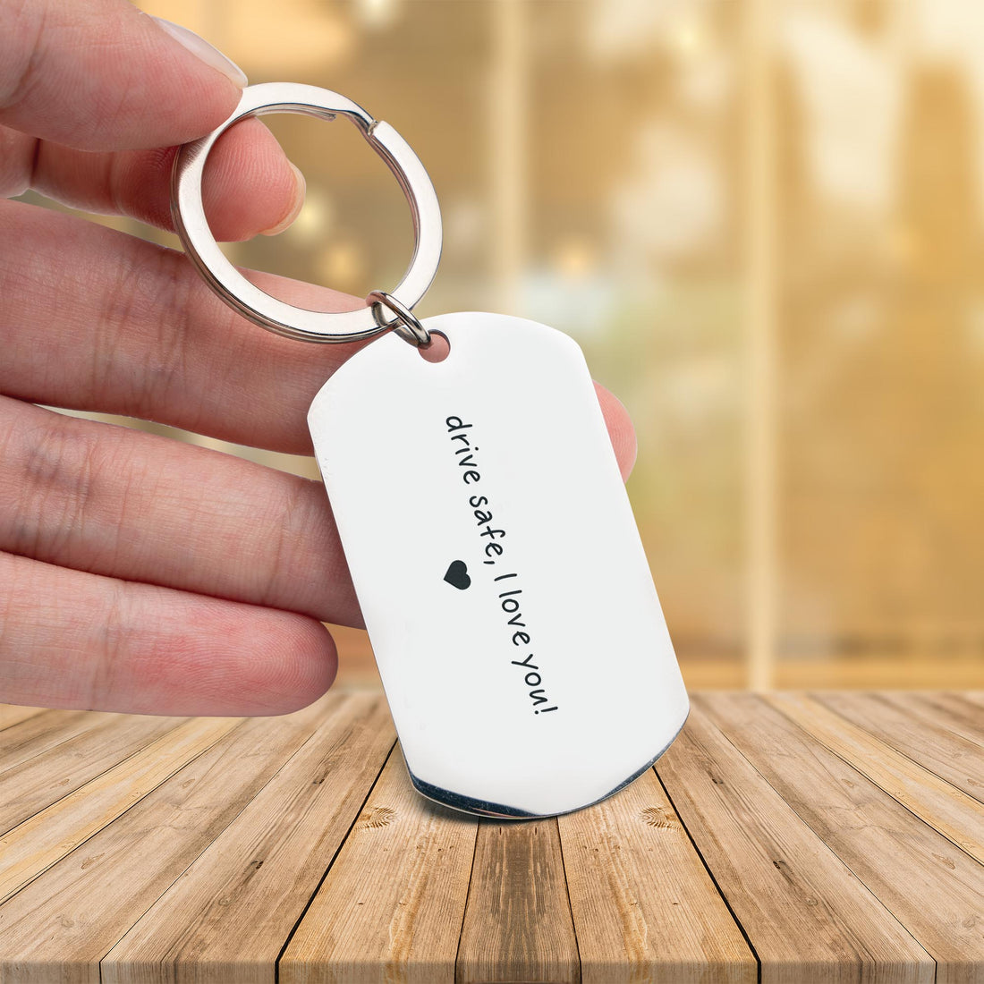 Personalized Pet Photo to Illustration Art Keychain - Custom Engraved Stainless Steel Keepsake for Pet Lovers