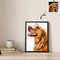 Personalized Canvas for Animal Lovers, Turn Your Favorite Pet Moment to Illustration Art, Adorable Home Canvas-BeUnikArt