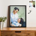 Customized Photo Turn Your First Date or Wedding Photo to Art, Personalized Oil Painting Style Couple Canvas-BeUnikArt