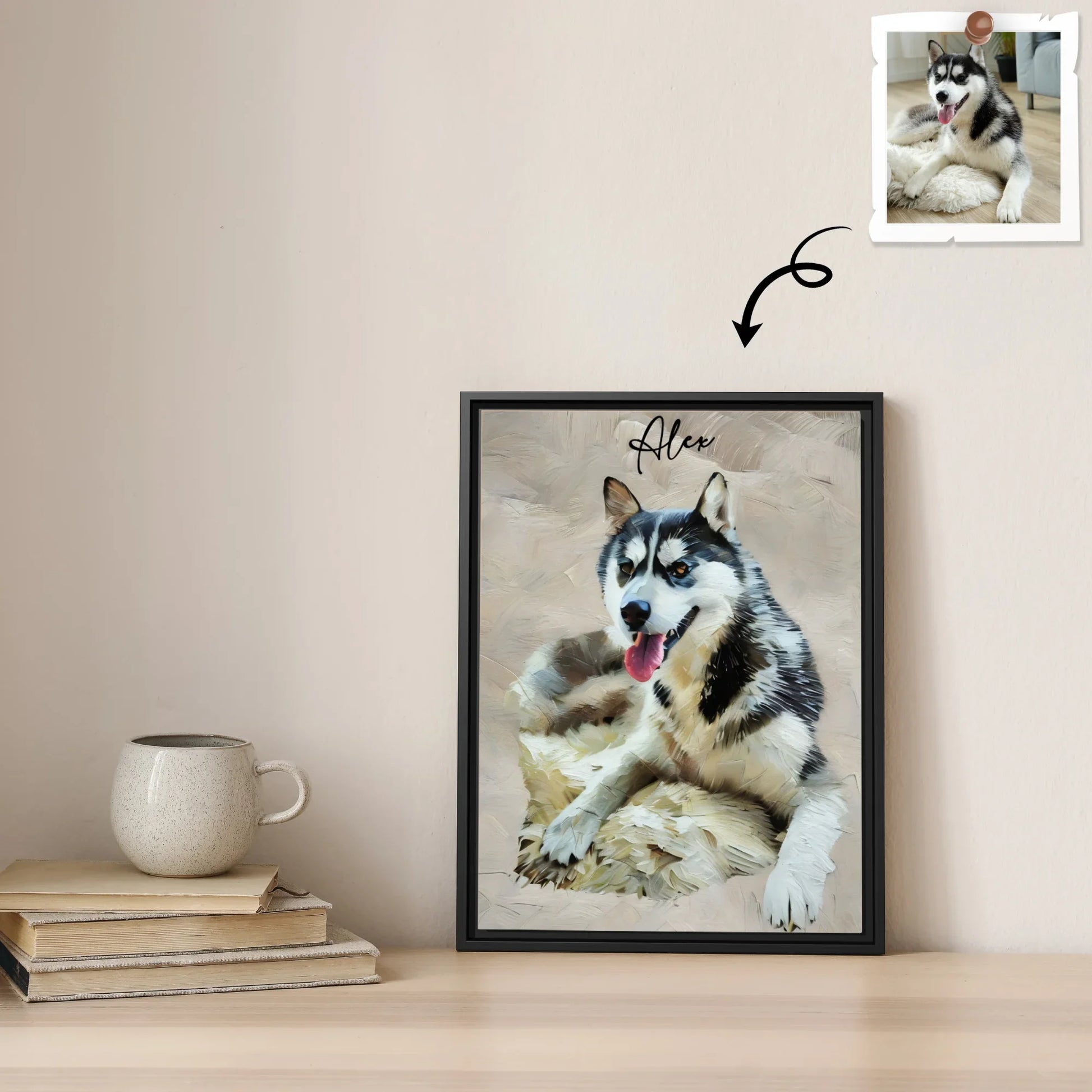 Personalize Your Pet’s Portrait, Turn Photo to Art Oil Painting Style Canvas, Custom Gift for Dog and Cat Lovers-BeUnikArt