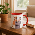 Turn Photo To Art Canvas For Pet Lovers, Personalized Cat Memorial Gift, Pet Keepsake Accent Coffee Mug (11, 15oz)-BeUnikArt