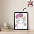 Customized Baby Portrait Newborn Keepsake Gift Canvas-BeUnikArt