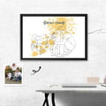 Custom Family Photo to Line Art, Couple Picture, Anniversaries Gift Canvas-BeUnikArt