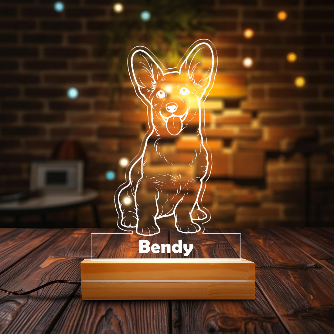 Personalized Pet Line Art Night Light - Custom Minimalist Dog & Cat Portrait Lamp, Unique Gift for Pet Lovers & Soulful Pet Memorial