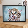 Transform Your Pet Photo to Art, Customized Oil Painting Style Canvas in Minimal Style, Perfect for Home or Office Canvas Decor-BeUnikArt