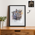Turn Your Pet Adventures to Art, Custom Dog Cat Water Color Style Canvas for Fun Loving Homes, Pet Lover Canvas-BeUnikArt