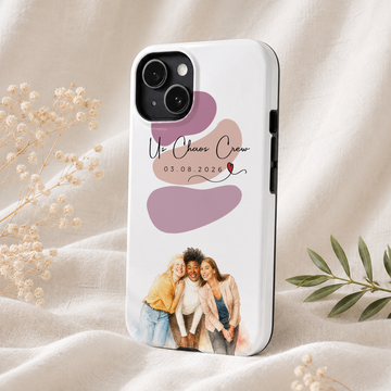 Personalized Friend Water Color Tough Phone Case with Custom Text