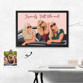 Turn Photo To Art Best Friend Portrait, Thoughtful Friendship Gift, Best Friends Present Canvas-BeUnikArt