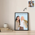Custom Best Friends Portrait Turn Photo To Art, Thoughtful Friendship Gift, Best Friends Keepsake Gift Canvas-BeUnikArt